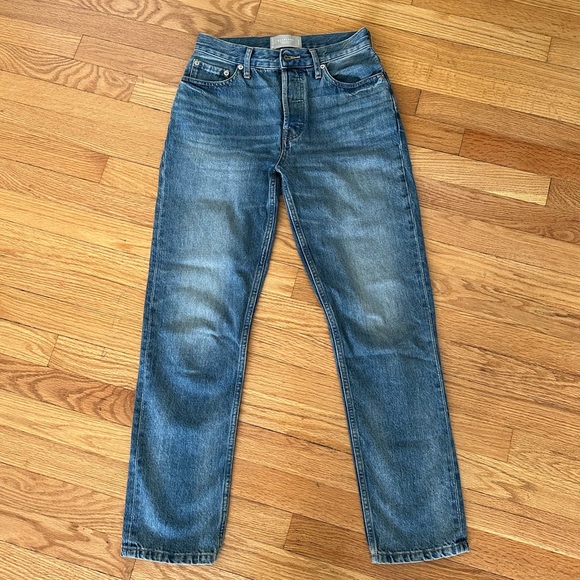 Everlane 90s Cheeky Straight leg Jeans - Picture 2 of 4